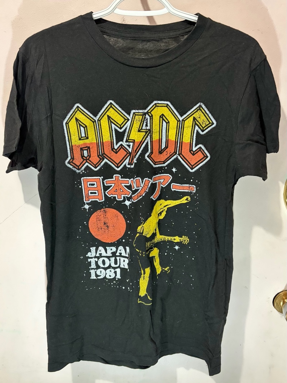 AC/DC Black Logo Interior Print Tee